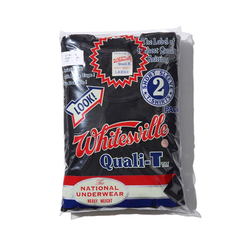 Whitesville 2 Pack Tee- Black