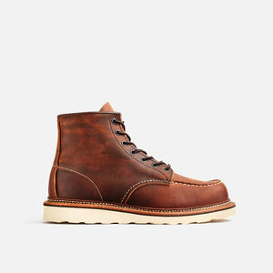 RED WING CLASSIC MOC MEN'S 6-INCH BOOT IN COPPER ROUGH & TOUGH LEATHER